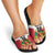 Custom Guyana Football Slide Sandals Golden Jaguars Spirit - White - Wonder Print Shop