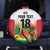 Custom Guyana Football Spare Tire Cover Golden Jaguars Spirit - White - Wonder Print Shop