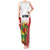 Custom Guyana Football Tank Maxi Dress Golden Jaguars Spirit - White - Wonder Print Shop