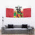 Custom Guyana Football Tapestry Golden Jaguars Spirit - White - Wonder Print Shop