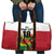 Custom Guyana Football Travel Bag Golden Jaguars Spirit - White - Wonder Print Shop