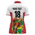 Custom Guyana Football Women Polo Shirt Golden Jaguars Spirit - White - Wonder Print Shop
