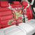 Personalized Luxembourg Goldcrest Regulus Back Car Seat Cover Red Roses - Wonder Print Shop