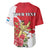 Personalized Luxembourg Goldcrest Regulus Baseball Jersey Red Roses - Wonder Print Shop