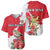 Personalized Luxembourg Goldcrest Regulus Baseball Jersey Red Roses - Wonder Print Shop