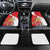 Personalized Luxembourg Goldcrest Regulus Car Mats Red Roses - Wonder Print Shop