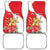 Personalized Luxembourg Goldcrest Regulus Car Mats Red Roses - Wonder Print Shop