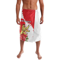 Personalized Luxembourg Goldcrest Regulus Lavalava Red Roses - Wonder Print Shop