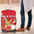 Personalized Luxembourg Goldcrest Regulus Luggage Cover Red Roses - Wonder Print Shop