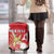 Personalized Luxembourg Goldcrest Regulus Luggage Cover Red Roses - Wonder Print Shop