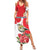 Personalized Luxembourg Goldcrest Regulus Summer Maxi Dress Red Roses - Wonder Print Shop