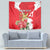 Personalized Luxembourg Goldcrest Regulus Tapestry Red Roses - Wonder Print Shop
