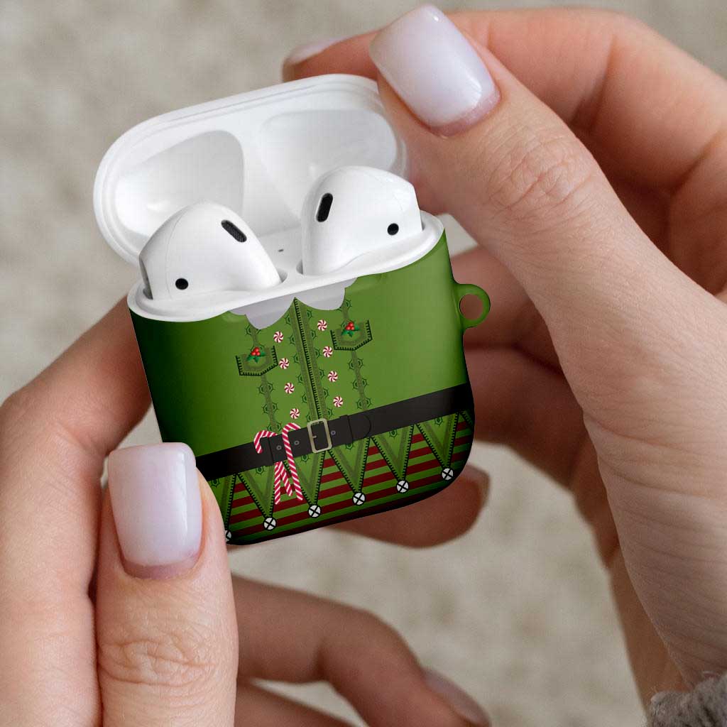 Christmas Costume Elf AirPods Case Classic Green Xmas Style - Wonder Print Shop