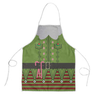 Christmas Costume Elf Apron Classic Green Xmas Style - Wonder Print Shop