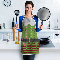 Christmas Costume Elf Apron Classic Green Xmas Style - Wonder Print Shop