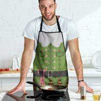 Christmas Costume Elf Apron Classic Green Xmas Style - Wonder Print Shop