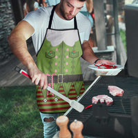 Christmas Costume Elf Apron Classic Green Xmas Style - Wonder Print Shop
