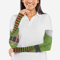 Christmas Costume Elf Arm Sleeves Classic Green Xmas Style - Wonder Print Shop
