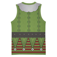 Christmas Costume Elf Basketball Jersey Classic Green Xmas Style - Wonder Print Shop