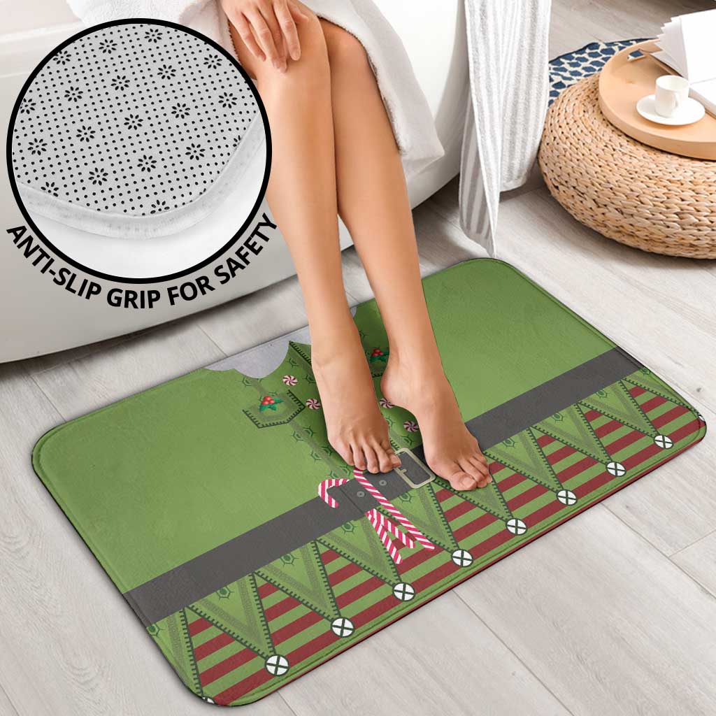 Christmas Costume Elf Bathroom Set Classic Green Xmas Style - Wonder Print Shop
