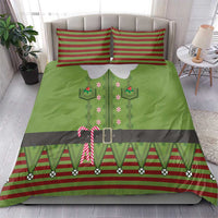 Christmas Costume Elf Bedding Set Classic Green Xmas Style - Wonder Print Shop