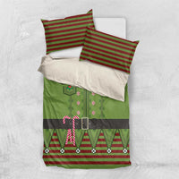 Christmas Costume Elf Bedding Set Classic Green Xmas Style - Wonder Print Shop