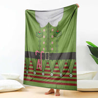 Christmas Costume Elf Blanket Classic Green Xmas Style - Wonder Print Shop