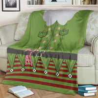 Christmas Costume Elf Blanket Classic Green Xmas Style - Wonder Print Shop