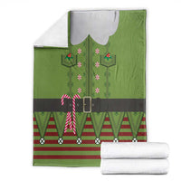 Christmas Costume Elf Blanket Classic Green Xmas Style - Wonder Print Shop