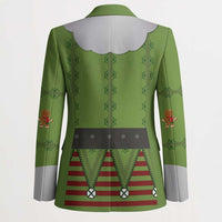 Christmas Costume Elf Blazer Classic Green Xmas Style - Wonder Print Shop