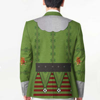 Christmas Costume Elf Blazer Classic Green Xmas Style - Wonder Print Shop