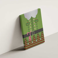 Christmas Costume Elf Canvas Wall Art Classic Green Xmas Style - Wonder Print Shop