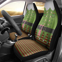 Christmas Costume Elf Car Seat Cover Classic Green Xmas Style - Wonder Print Shop