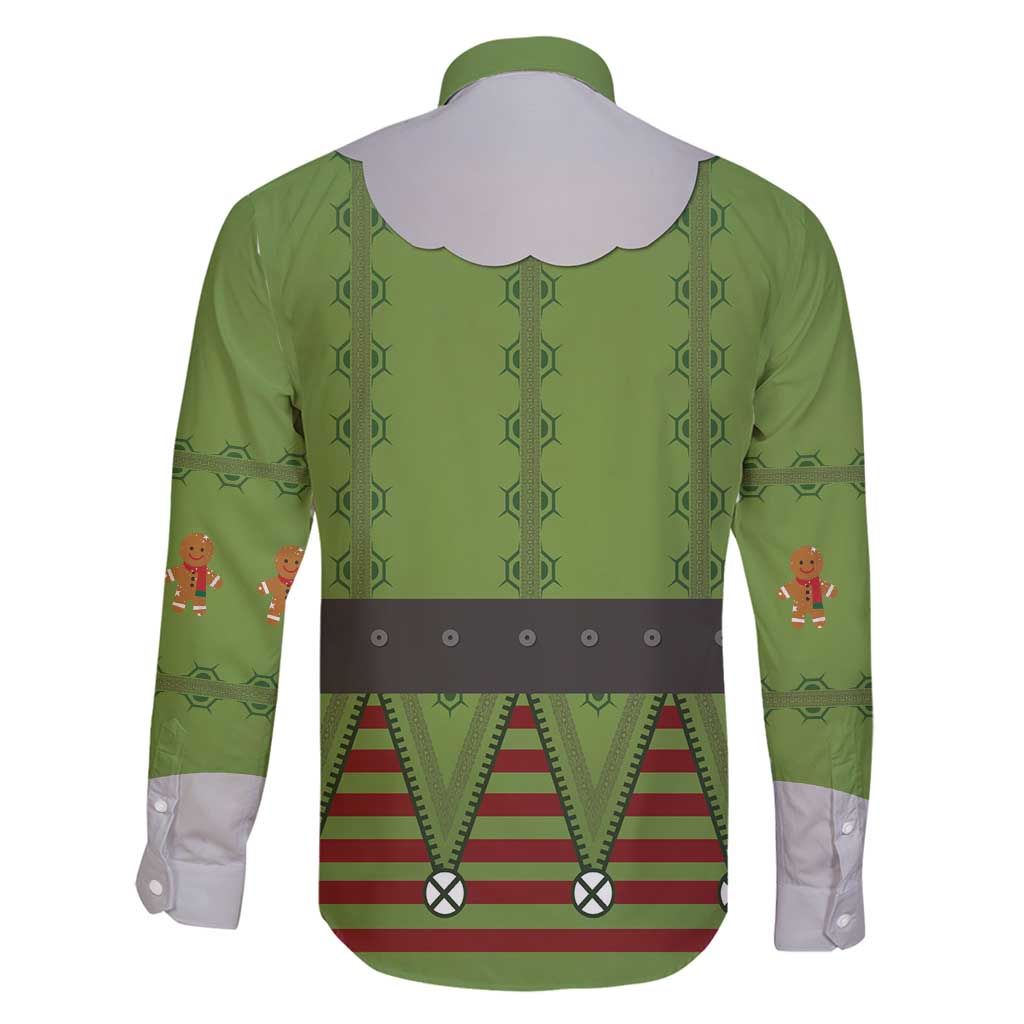 Christmas Costume Elf Family Matching Summer Maxi Dress and Hawaiian Shirt Classic Green Xmas Style - Wonder Print Shop