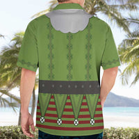 Christmas Costume Elf Hawaiian Shirt Classic Green Xmas Style - Wonder Print Shop