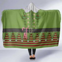 Christmas Costume Elf Hooded Blanket Classic Green Xmas Style - Wonder Print Shop