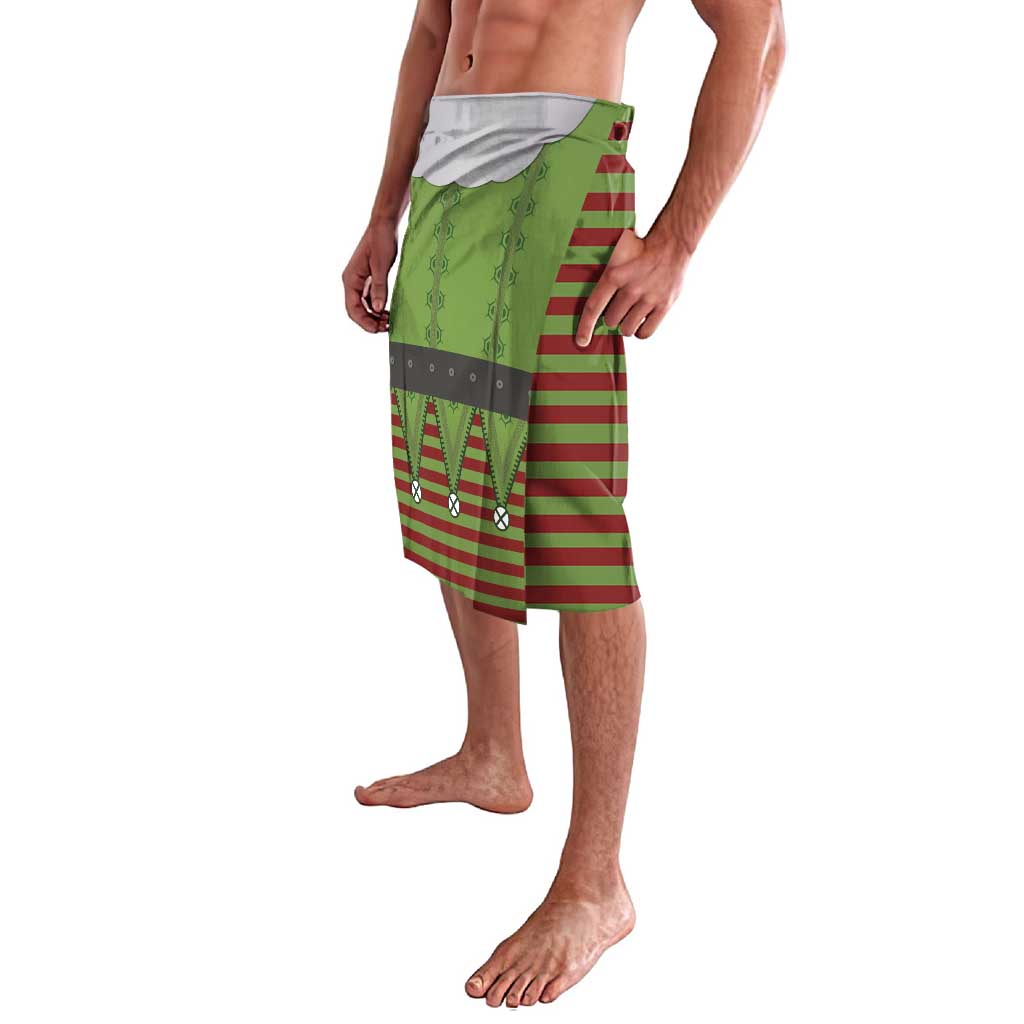 Christmas Costume Elf Lavalava Classic Green Xmas Style - Wonder Print Shop
