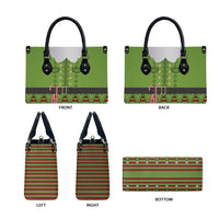 Christmas Costume Elf Leather Bag Classic Green Xmas Style - Wonder Print Shop