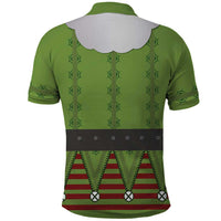 Christmas Costume Elf Polo Shirt Classic Green Xmas Style - Wonder Print Shop