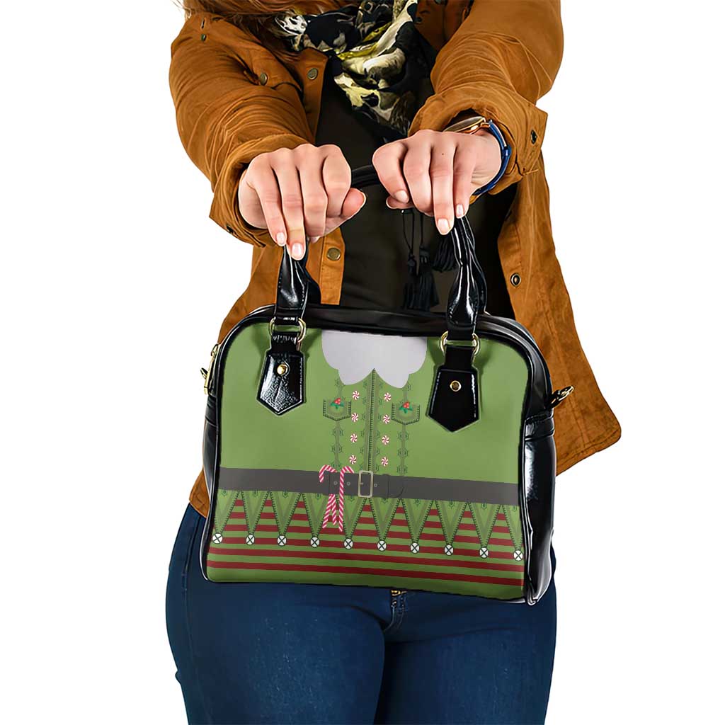 Christmas Costume Elf Shoulder Handbag Classic Green Xmas Style - Wonder Print Shop