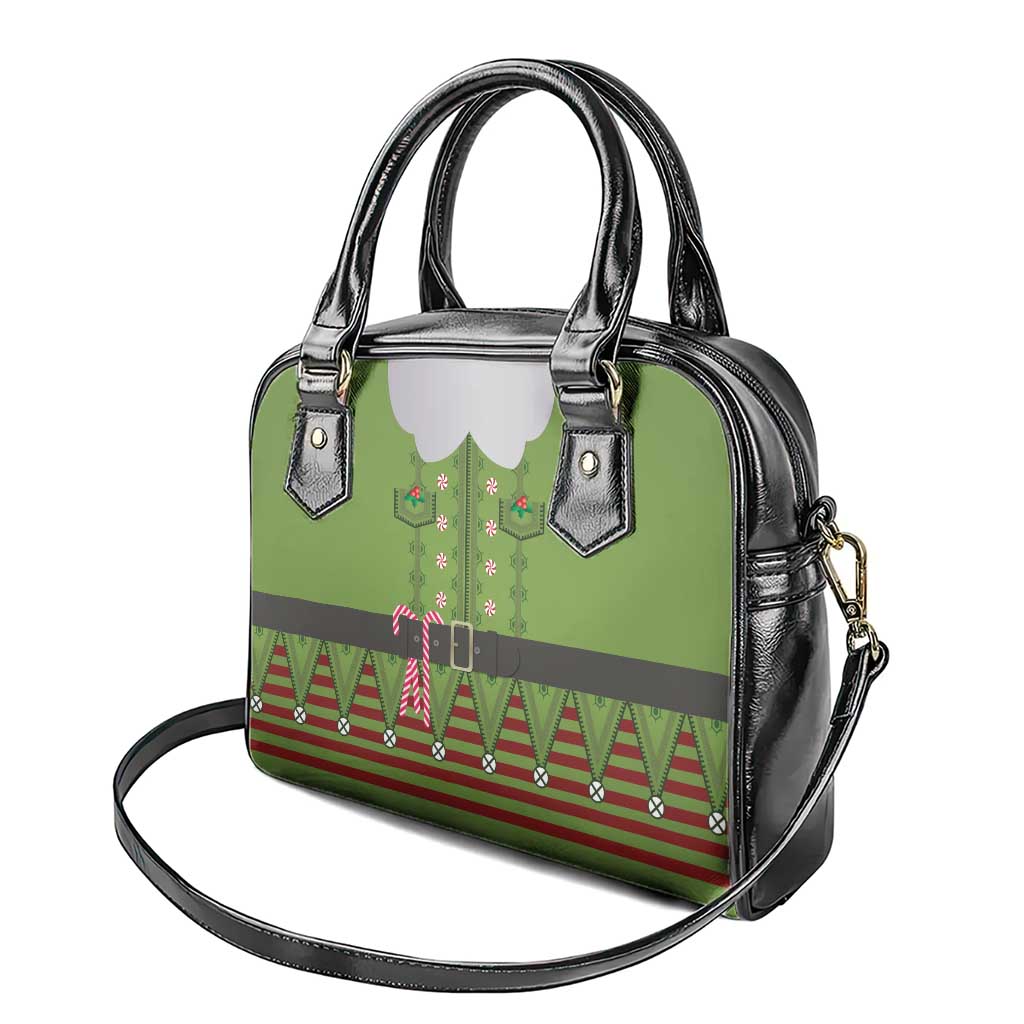 Christmas Costume Elf Shoulder Handbag Classic Green Xmas Style - Wonder Print Shop