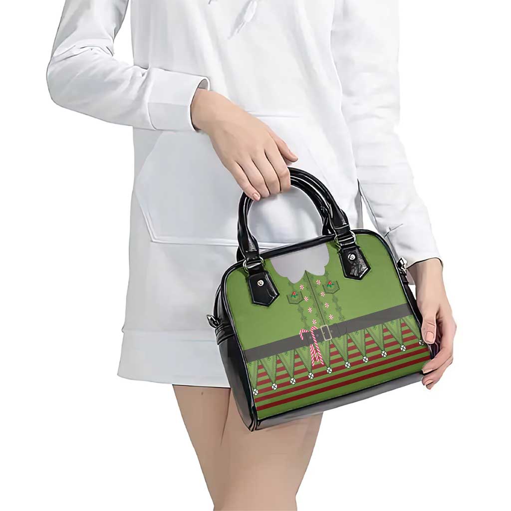 Christmas Costume Elf Shoulder Handbag Classic Green Xmas Style - Wonder Print Shop