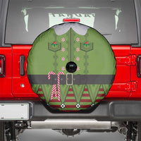 Christmas Costume Elf Spare Tire Cover Classic Green Xmas Style - Wonder Print Shop