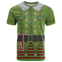 Christmas Costume Elf T Shirt Classic Green Xmas Style - Wonder Print Shop