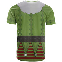 Christmas Costume Elf T Shirt Classic Green Xmas Style - Wonder Print Shop