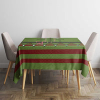 Christmas Costume Elf Tablecloth Classic Green Xmas Style - Wonder Print Shop