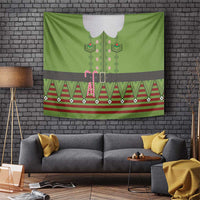 Christmas Costume Elf Tapestry Classic Green Xmas Style - Wonder Print Shop