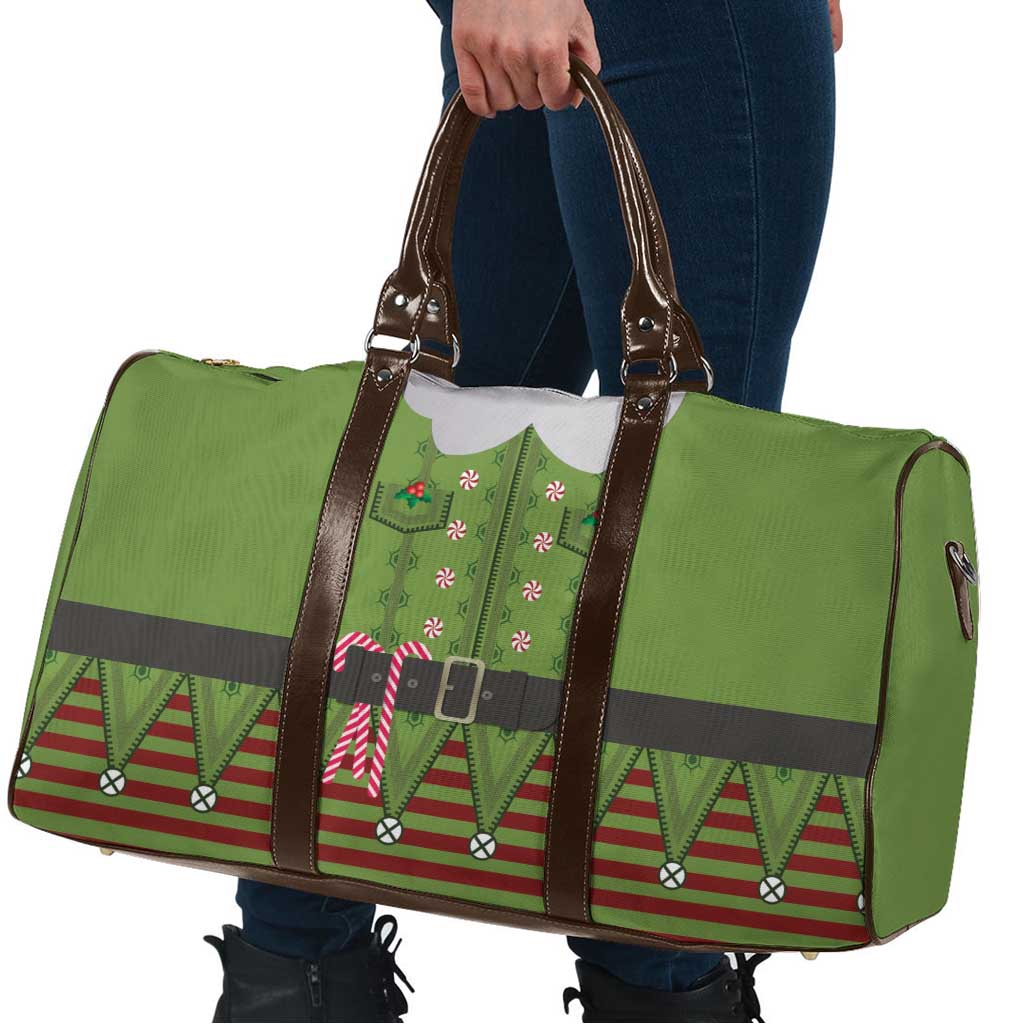 Christmas Costume Elf Travel Bag Classic Green Xmas Style - Wonder Print Shop
