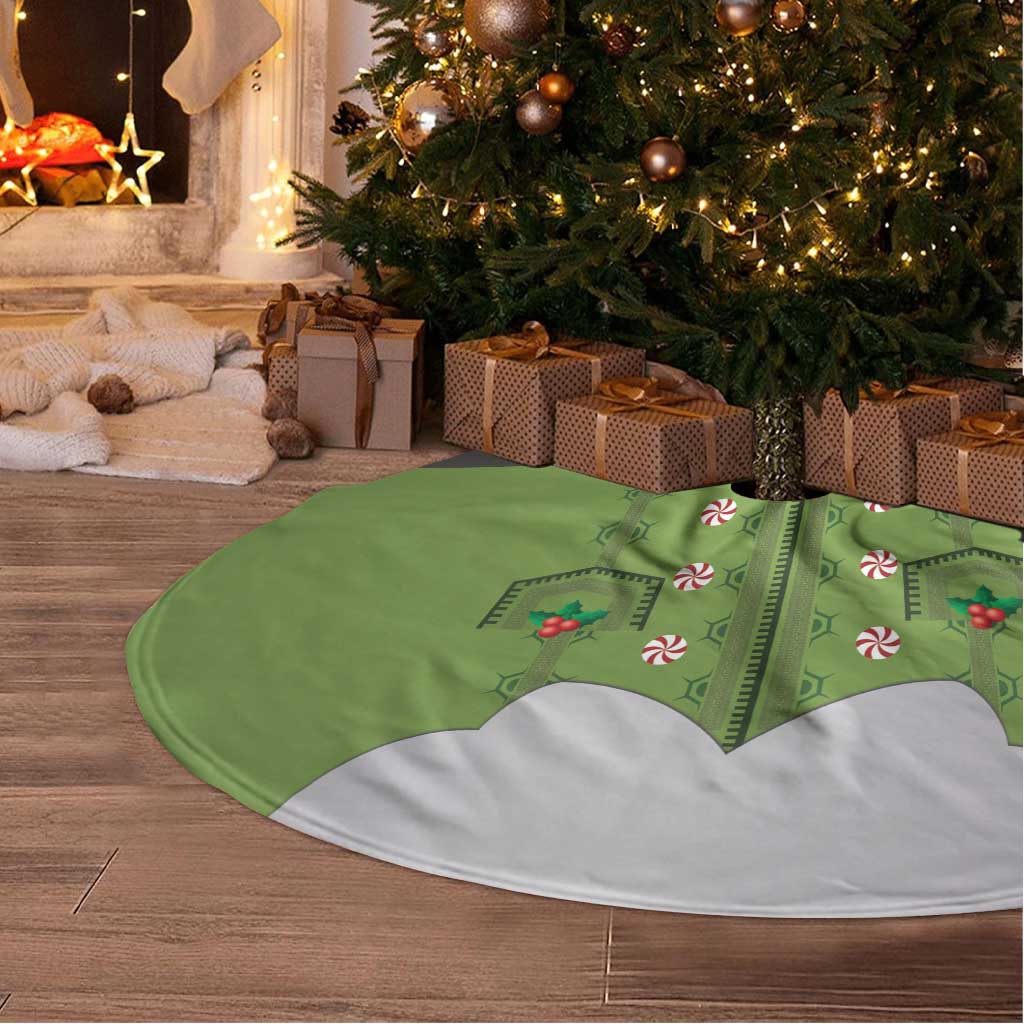Christmas Costume Elf Tree Skirt Classic Green Xmas Style - Wonder Print Shop
