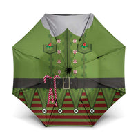 Christmas Costume Elf Umbrella Classic Green Xmas Style - Wonder Print Shop